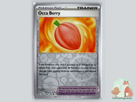 Occa Berry (140/142) - Stellar Crown Pokémon Card