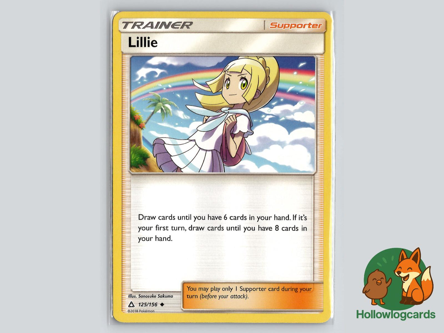Lillie (125/156) - Ultra Prism Pokémon Card