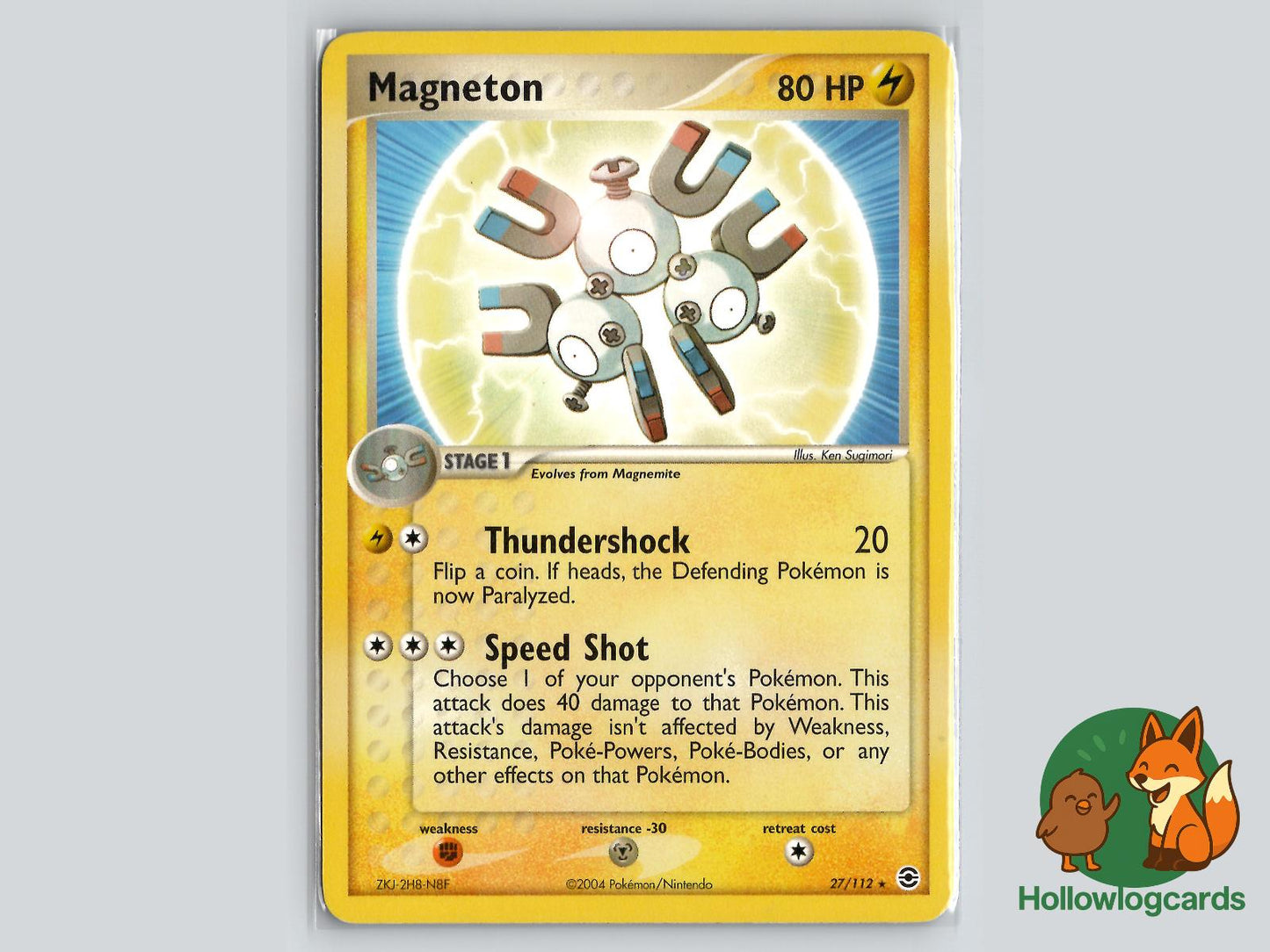 Magneton (27/112) - FireRed & LeafGreen Pokémon Card