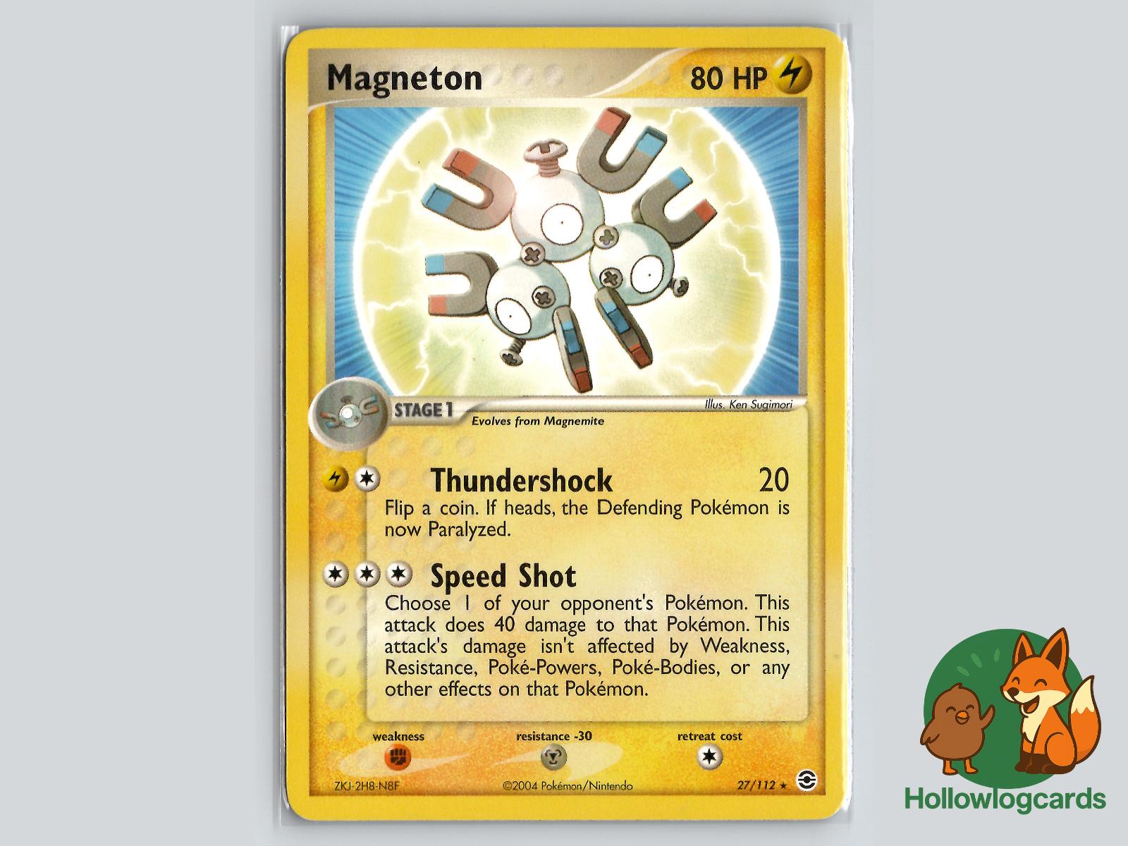 Magneton (27/112) - FireRed & LeafGreen Pokémon Card