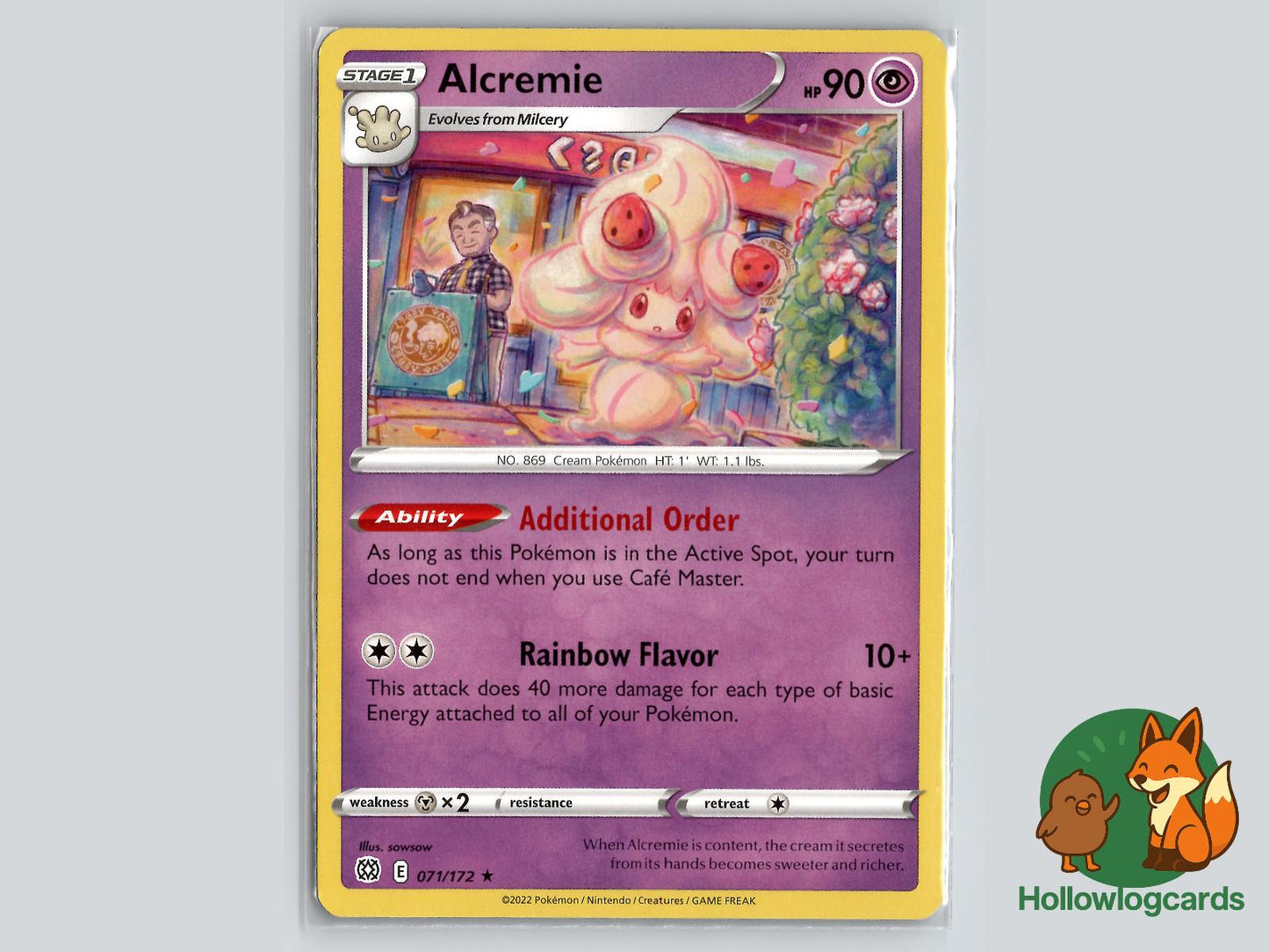 Alcremie (071/172) - Brilliant Stars Pokémon Card