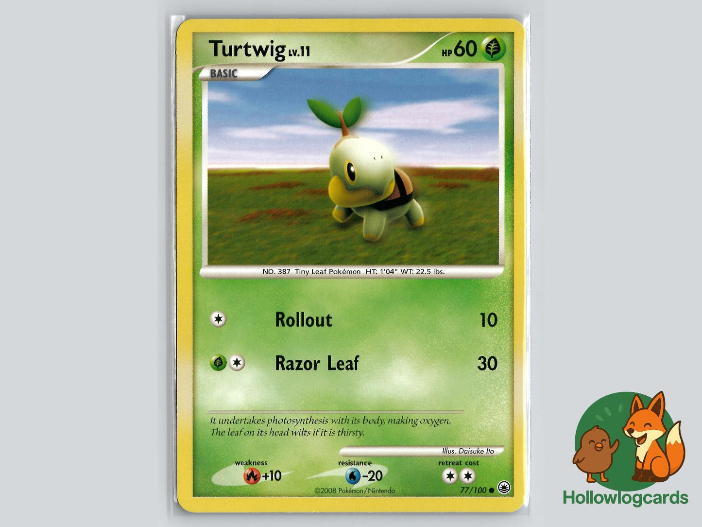 Turtwig (77/100) - Majestic Dawn Pokémon Card