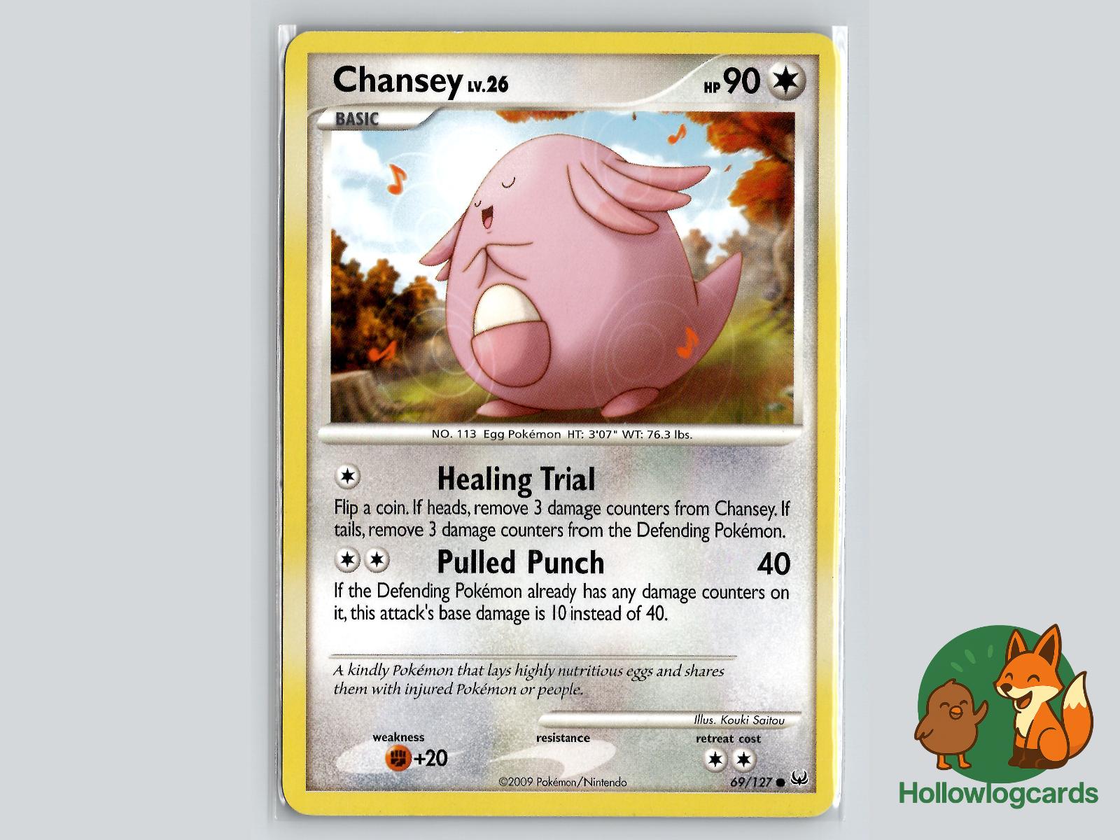 Chansey (69/127) - Platinum Pokémon Card
