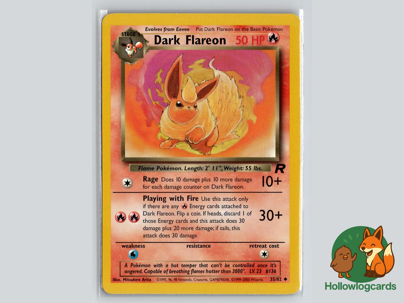Dark Flareon (35/82) - Team Rocket Pokémon Card