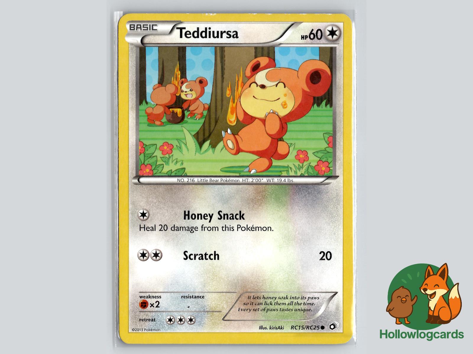 Teddiursa (RC15/RC25) - Legendary Treasures Pokémon Card