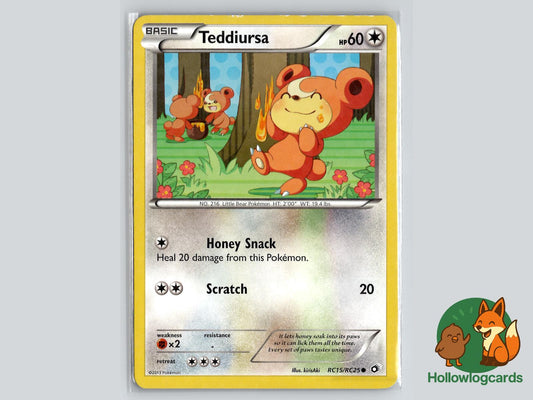 Teddiursa (RC15/RC25) - Legendary Treasures Pokémon Card