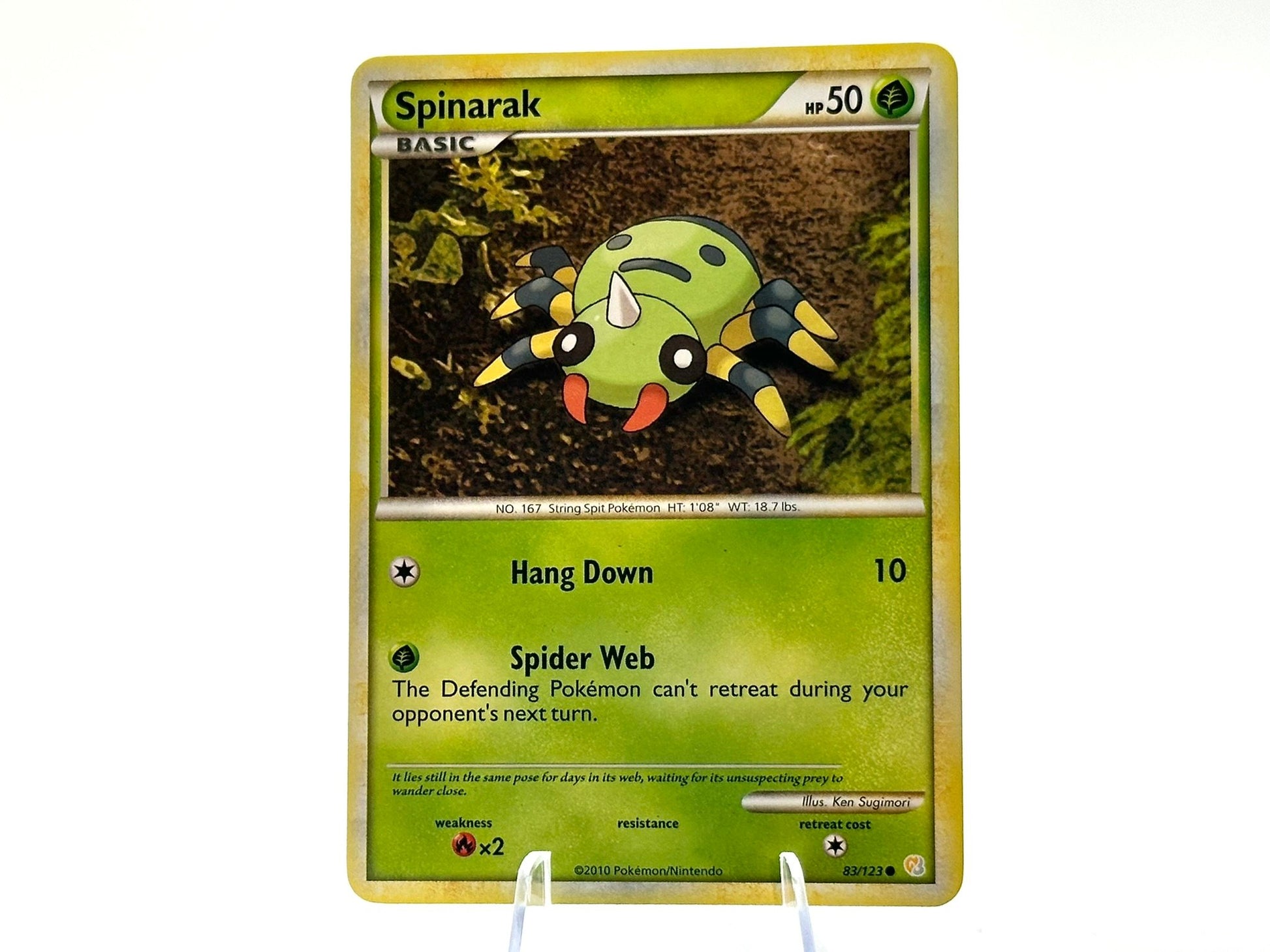 Image of Spinarak HeartGold and SoulSilver (HS) #83