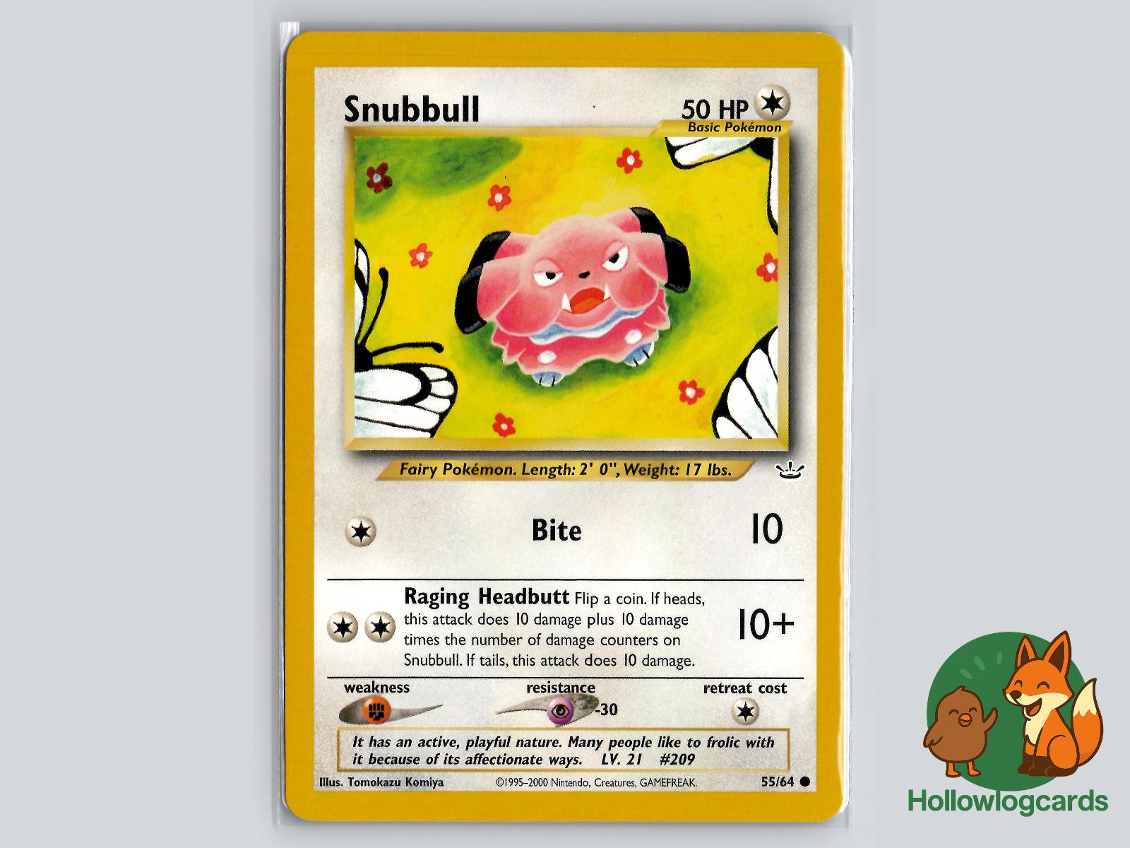 Snubbull (55/64) - Neo Revelation Pokémon Card