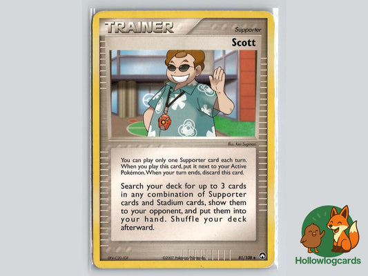 Scott (81/108) - Power Keepers Pokémon Card
