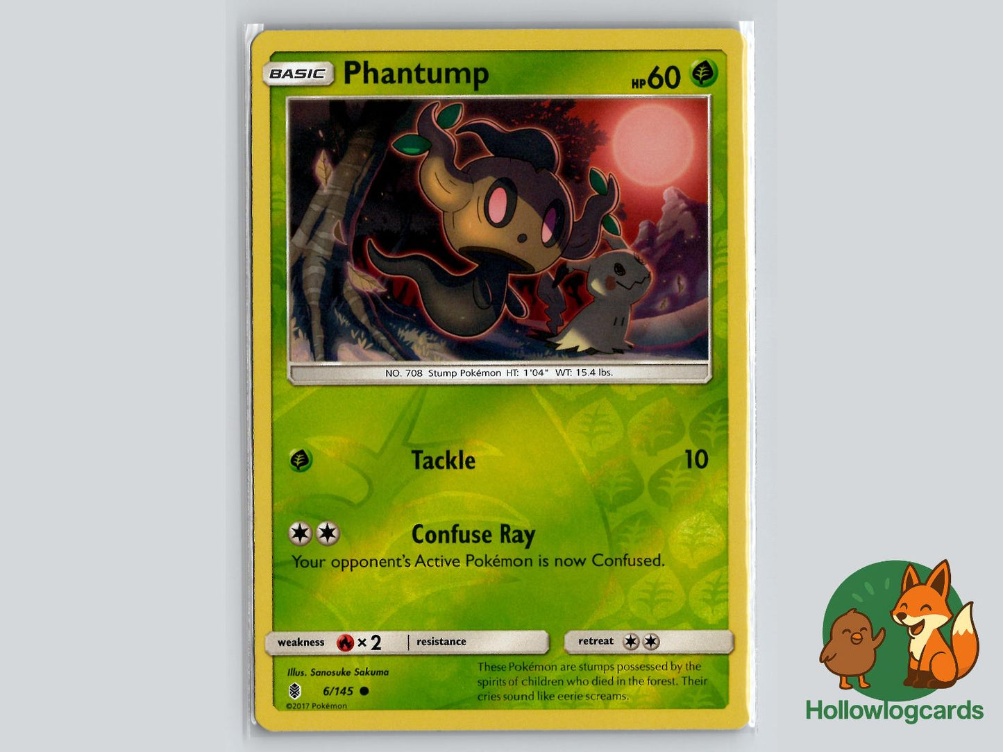 Phantump (6/145) - Guardians Rising Pokémon Card