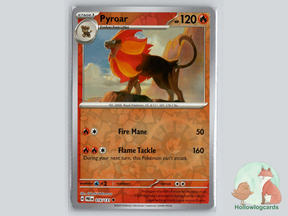 Pyroar (016/131) - Prismatic Evolutions Pokémon Card