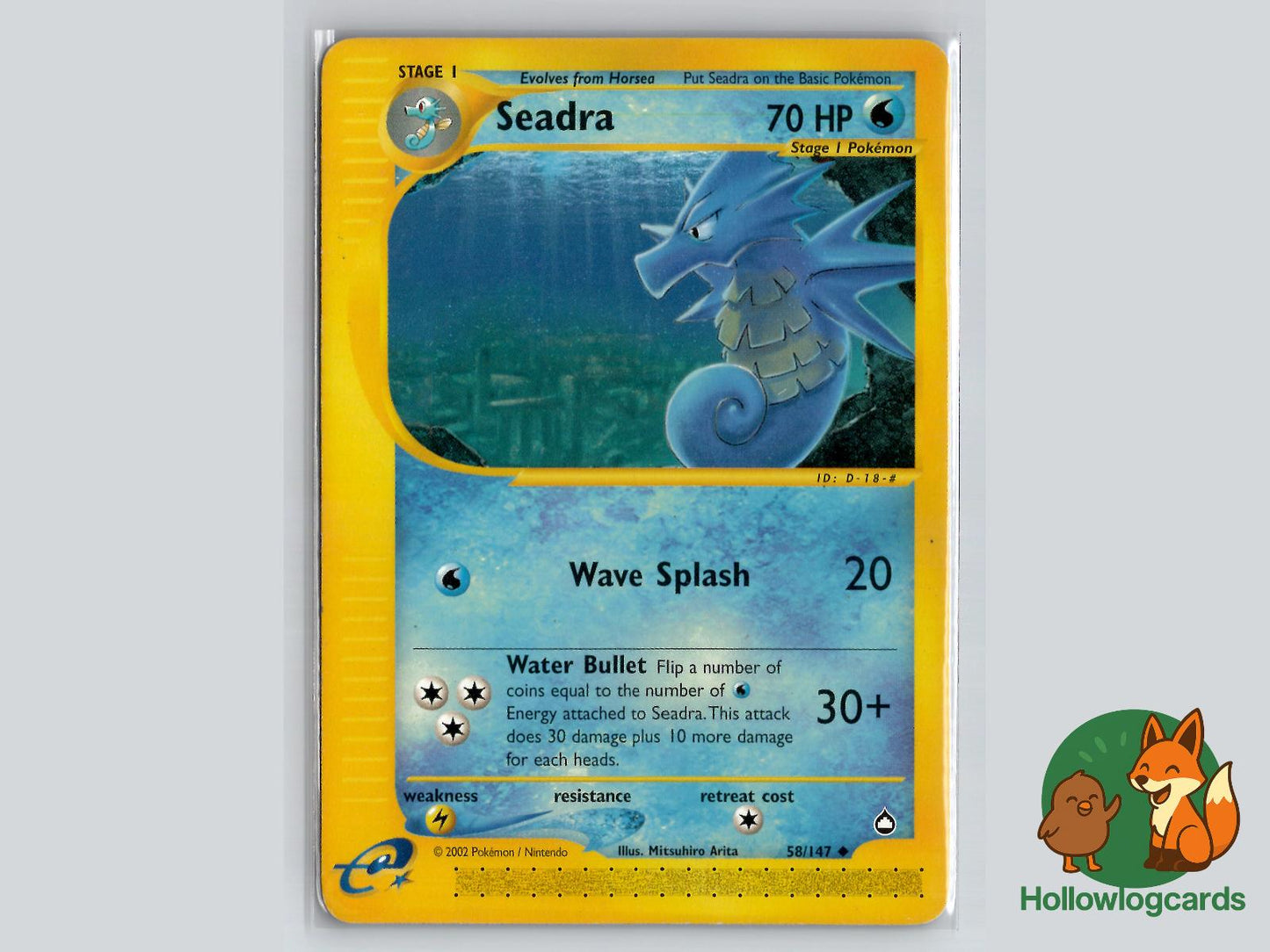Seadra (58/147) - Aquapolis Pokémon Card