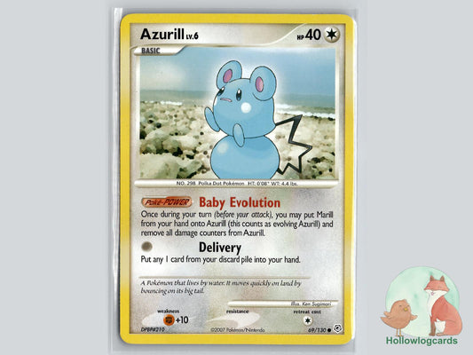 Azurill (69/130) - Diamond & Pearl Pokémon Card
