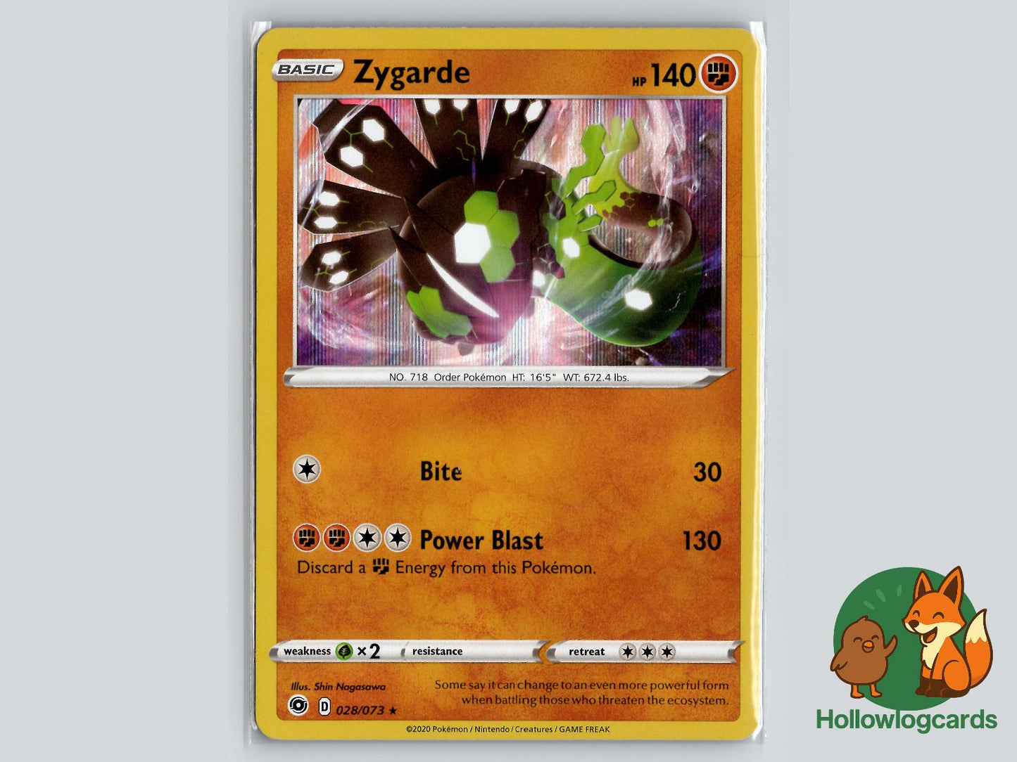 Zygarde (028/073) - Champion's Path Pokémon Card