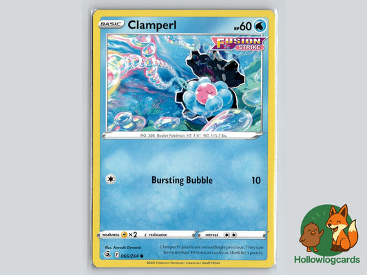 Clamperl (065/264) - Fusion Strike Pokémon Card
