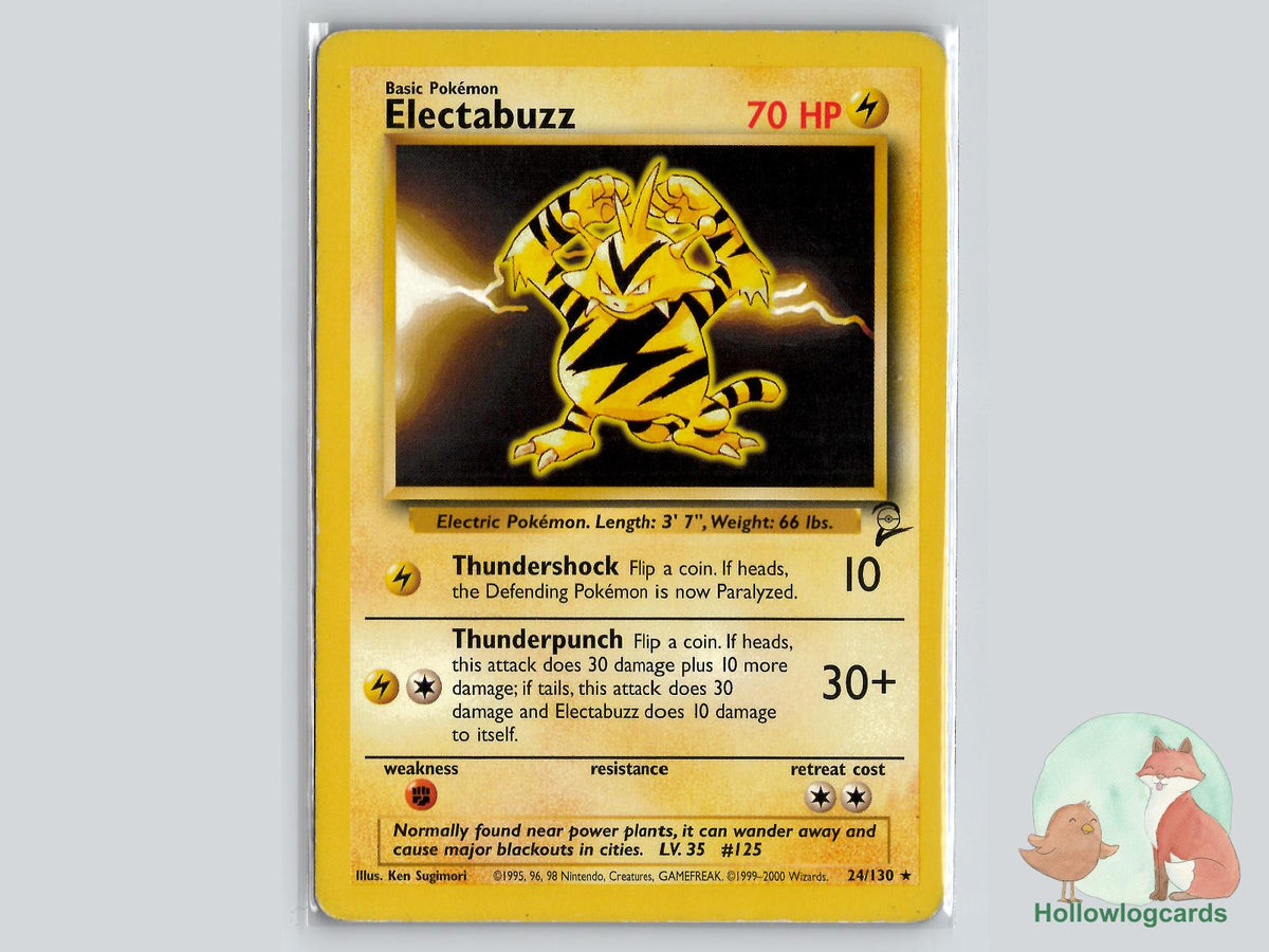 Electabuzz (24/130) - Base Set 2 Pokémon Card
