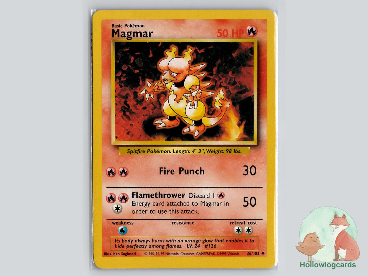 Magmar (36/102) - Base Pokémon Card