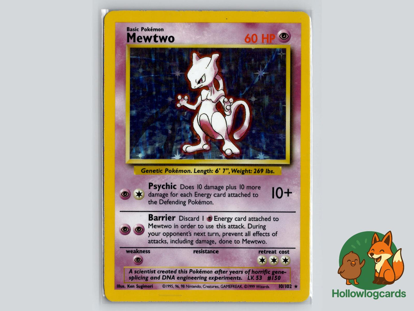 Mewtwo (10/102) - Base Pokémon Card