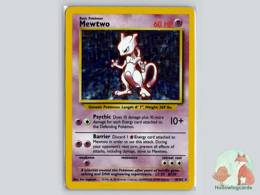 Mewtwo (10/102) - Base Pokémon Card