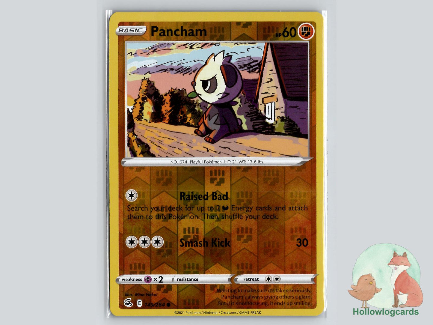 Pancham (149/264) - Fusion Strike Pokémon Card