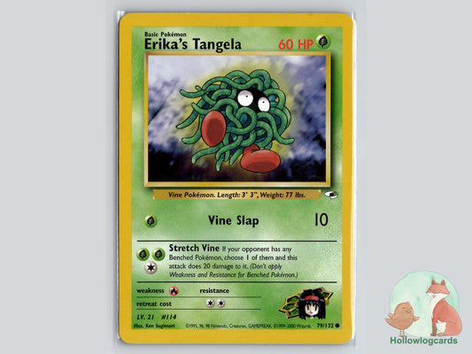Erika's Tangela (79/132) - Gym Heroes Pokémon Card