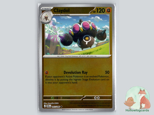Claydol (047/086) Pokémon Card