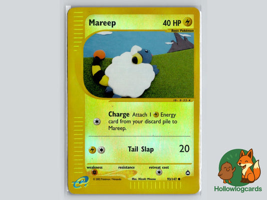 Mareep (93/147) - Aquapolis Pokémon Card