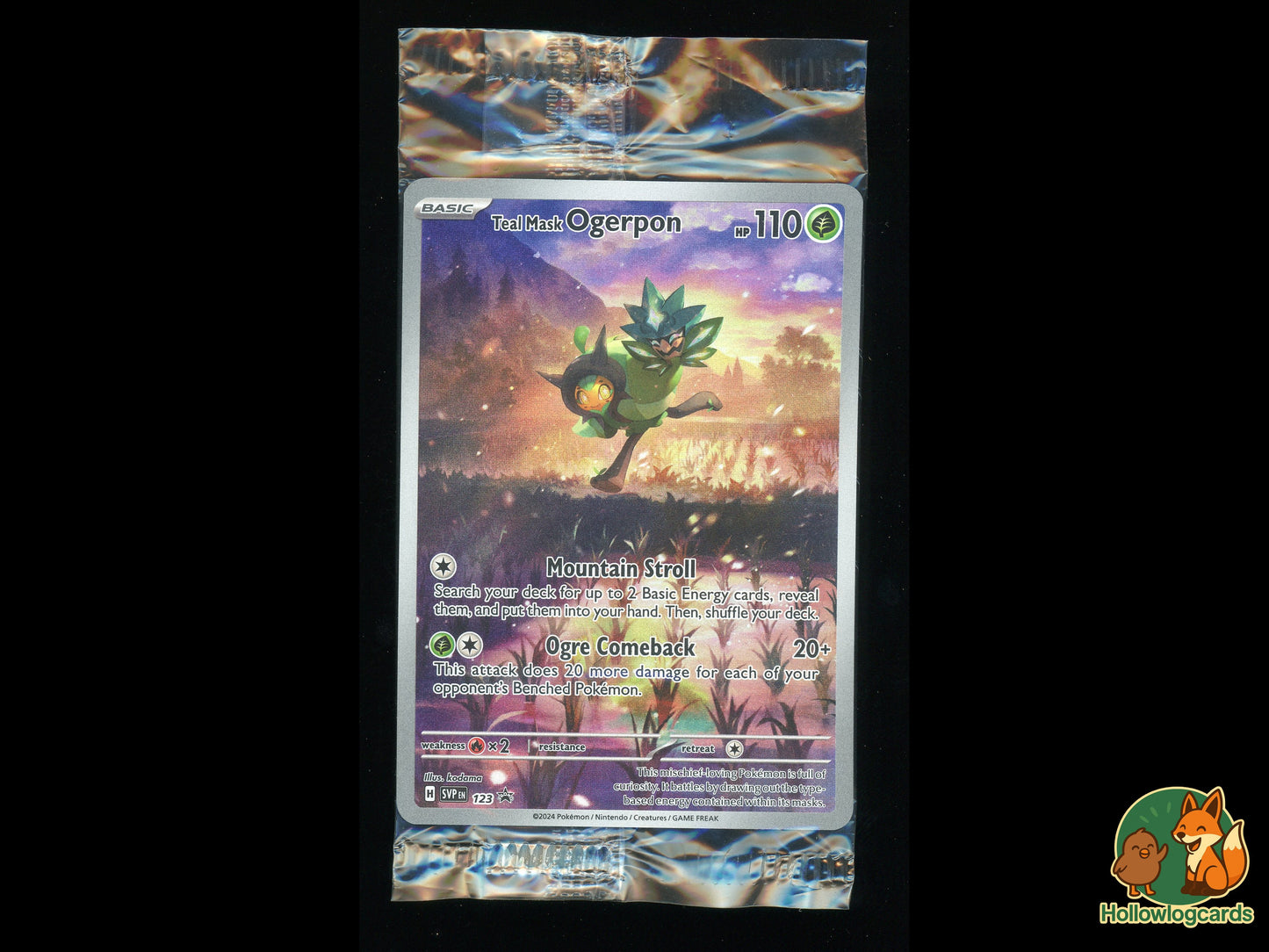 Image of Teal Mask Ogerpon Scarlet and Violet Promos (svp) #123