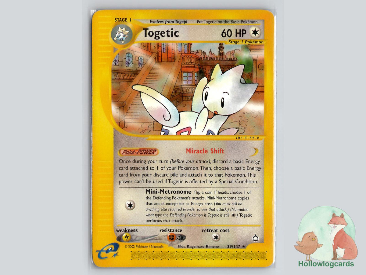 Togetic (39/147) - Aquapolis Pokémon Card