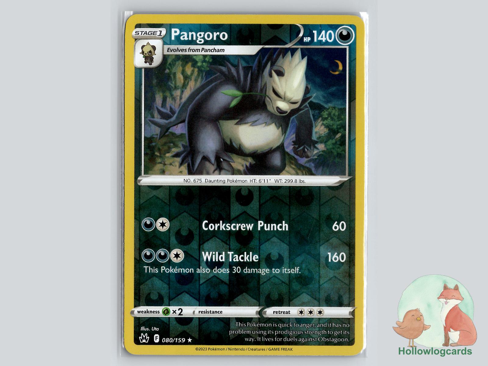 Pangoro (080/159) - Crown Zenith Pokémon Card
