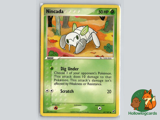Nincada (67/107) - Deoxys Pokémon Card