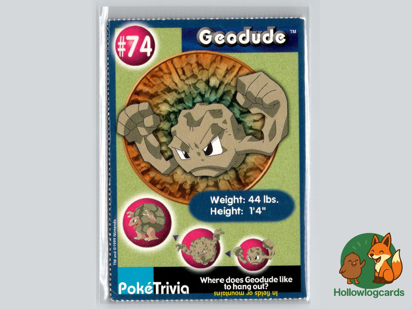 Geodude (74) Pokémon Card