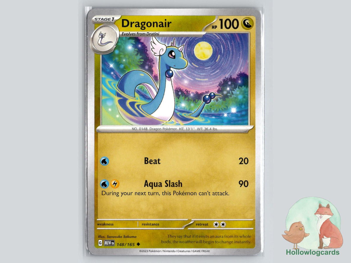 Dragonair (148/165) - 151 Pokémon Card