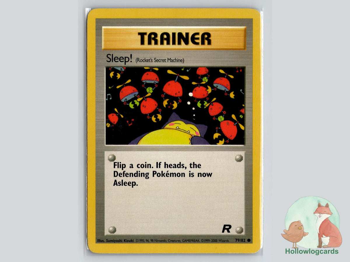 Sleep! (79/82) - Team Rocket Pokémon Card
