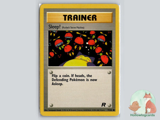 Sleep! (79/82) - Team Rocket Pokémon Card