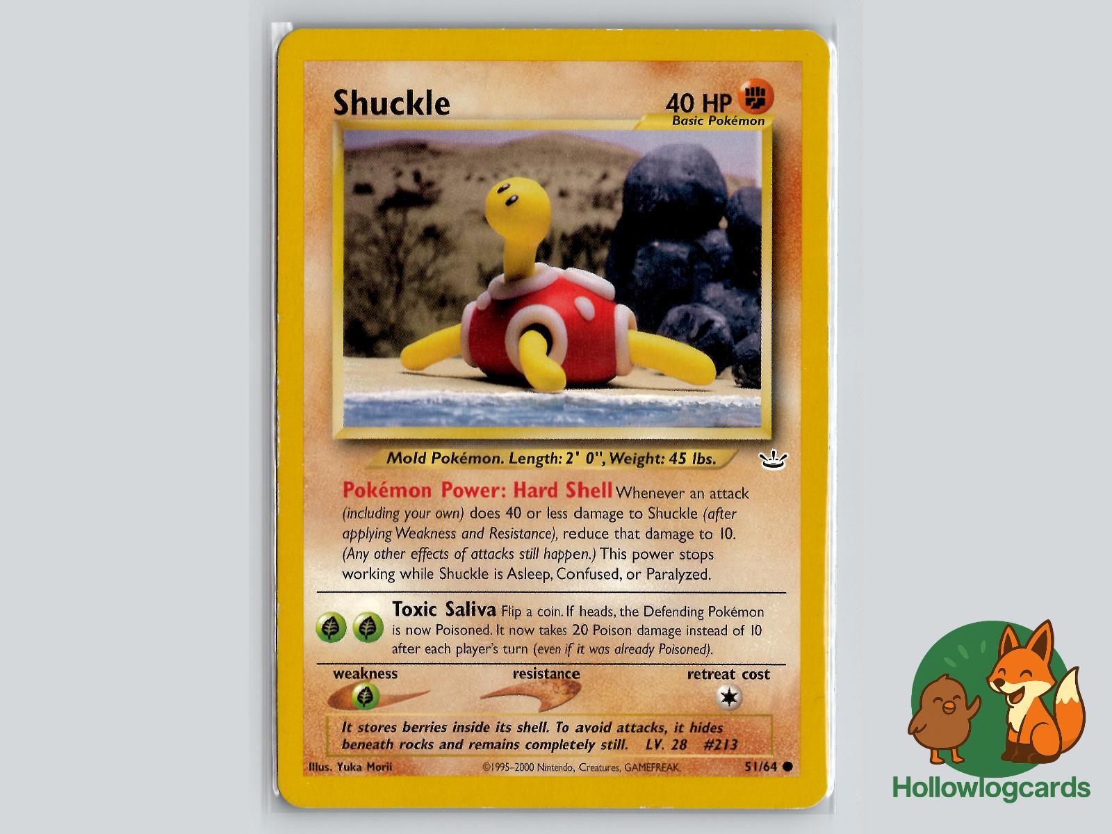 Shuckle (51/64) - Neo Revelation Pokémon Card
