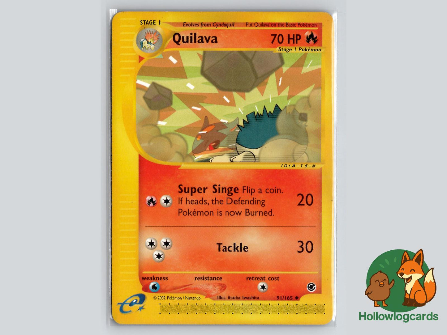 Quilava (91/165) - Expedition Base Set Pokémon Card