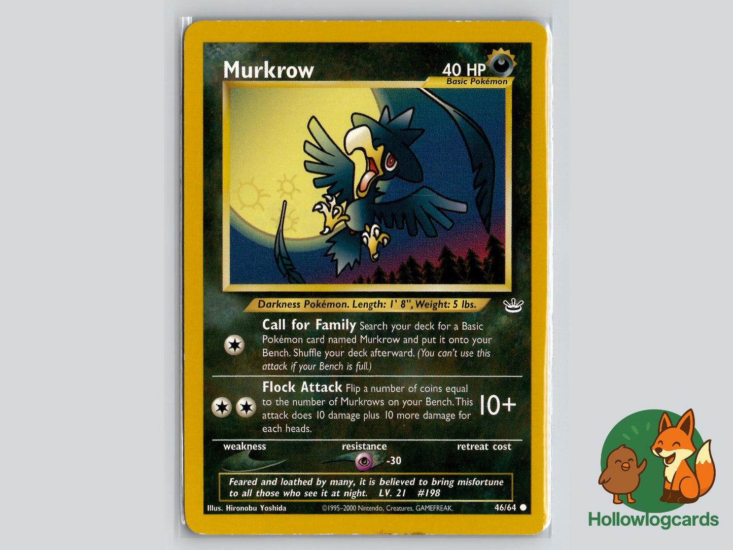 Murkrow (46/64) - Neo Revelation Pokémon Card