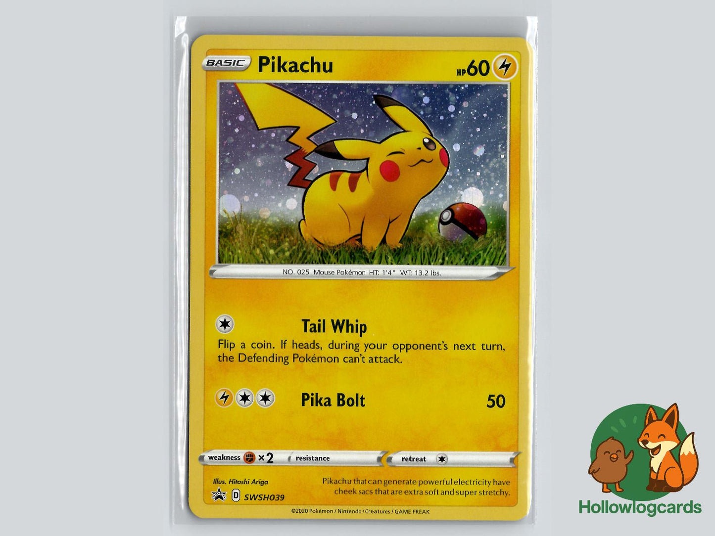 Pikachu (SWSH039) - Sword & Shield Pokémon Card