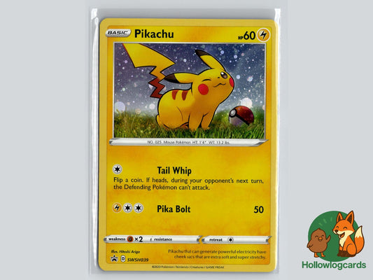 Pikachu (SWSH039) - Sword & Shield Pokémon Card