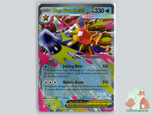 Mega Starmie ex (021/088) Pokémon Card