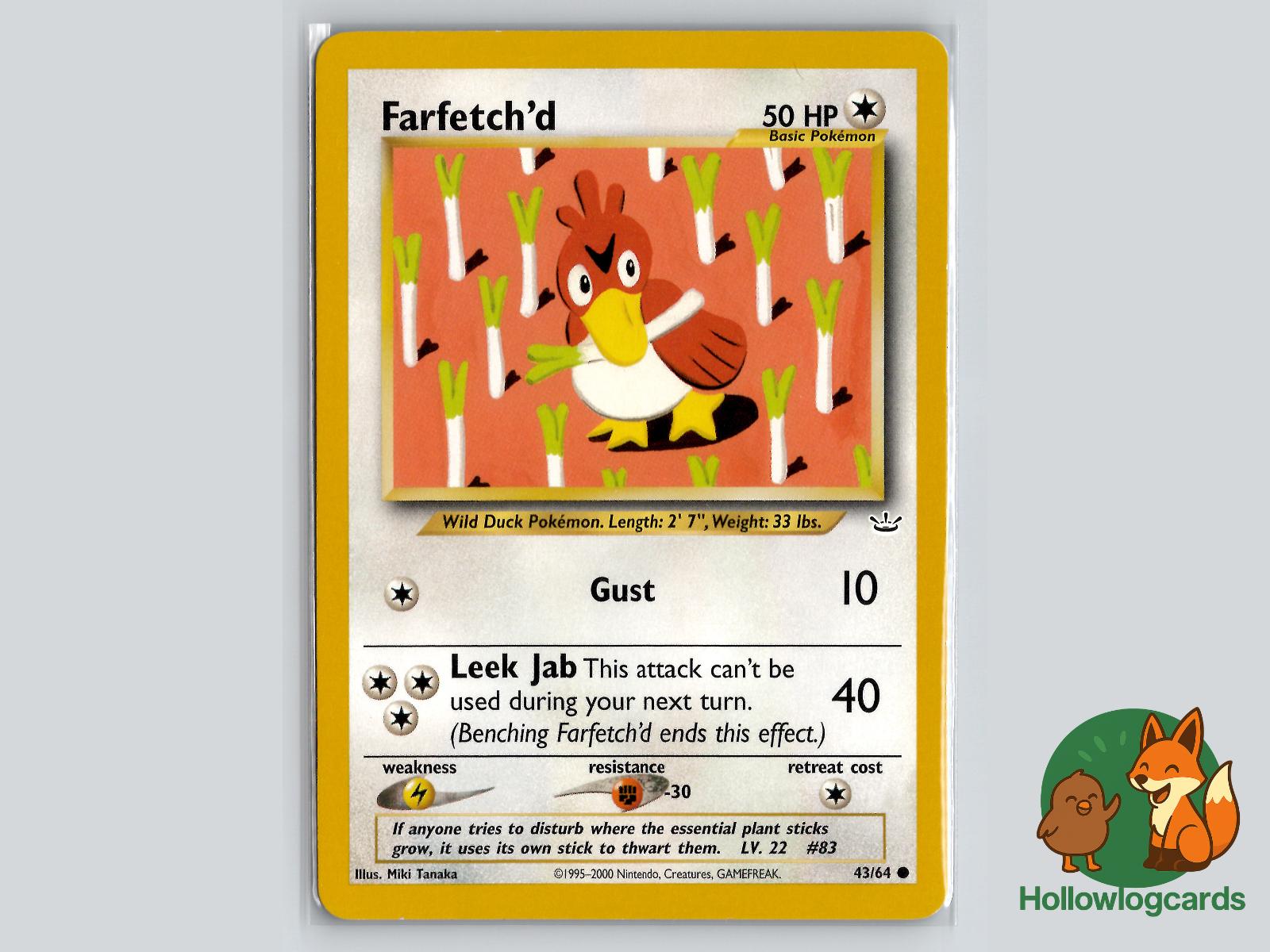 Farfetch'd (43/64) - Neo Revelation Pokémon Card