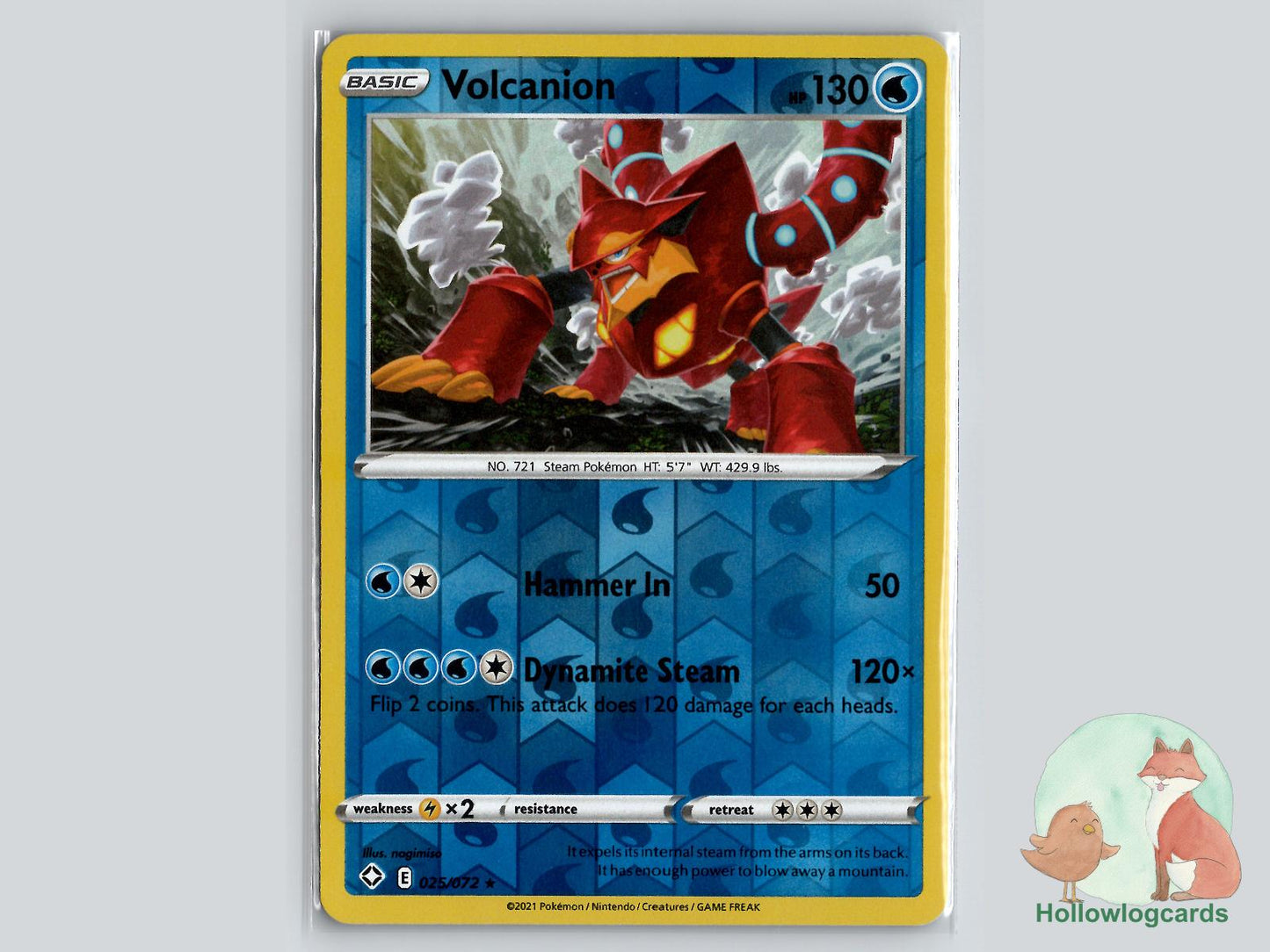 Volcanion (025/072) - Shining Fates Pokémon Card
