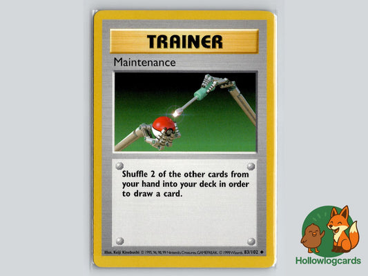 Maintenance (83/102) - Base Pokémon Card