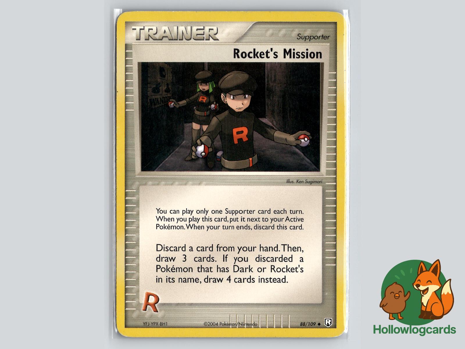 Rocket's Mission (88/109) - Team Rocket Returns Pokémon Card