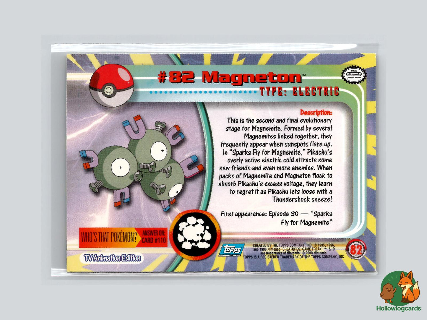 Magneton (#82) - Topps Trading Cards Series 2