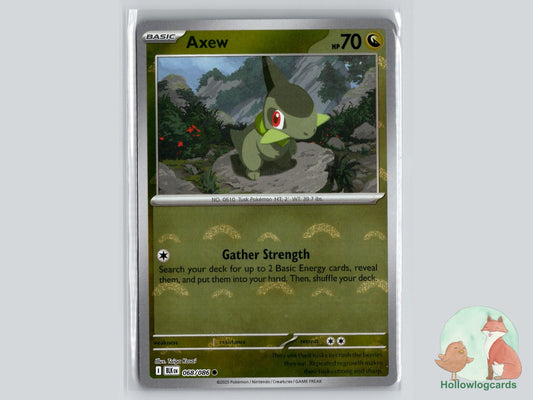 Axew (068/086) - Black Bolt Pokémon Card