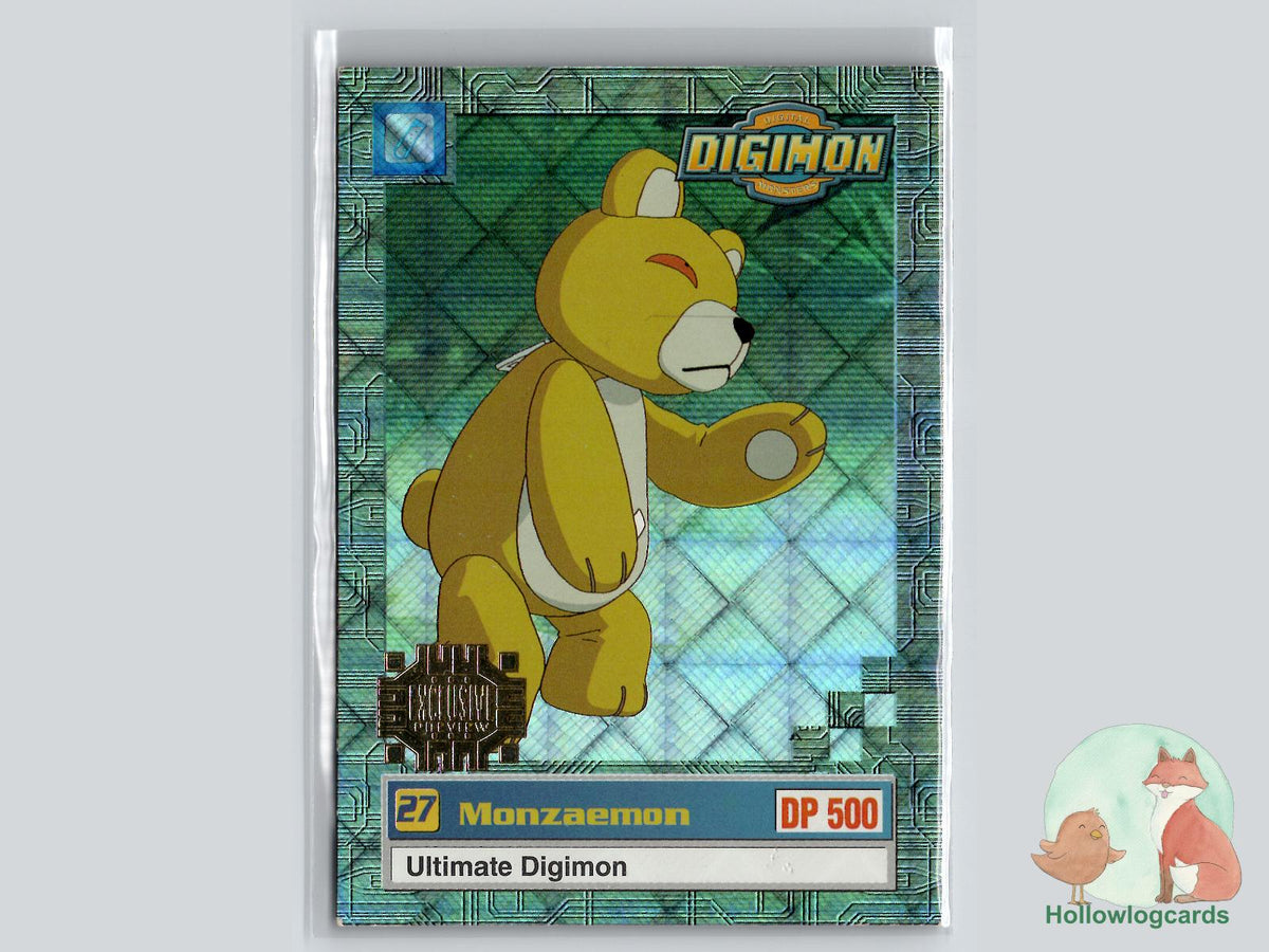 Monzaemon (U2/8) 1999 Upper Deck Digimon card