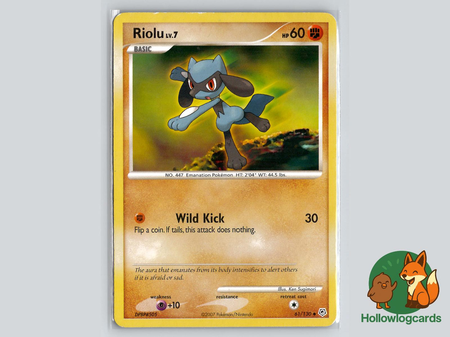 Riolu (61/130) - Diamond & Pearl Pokémon Card