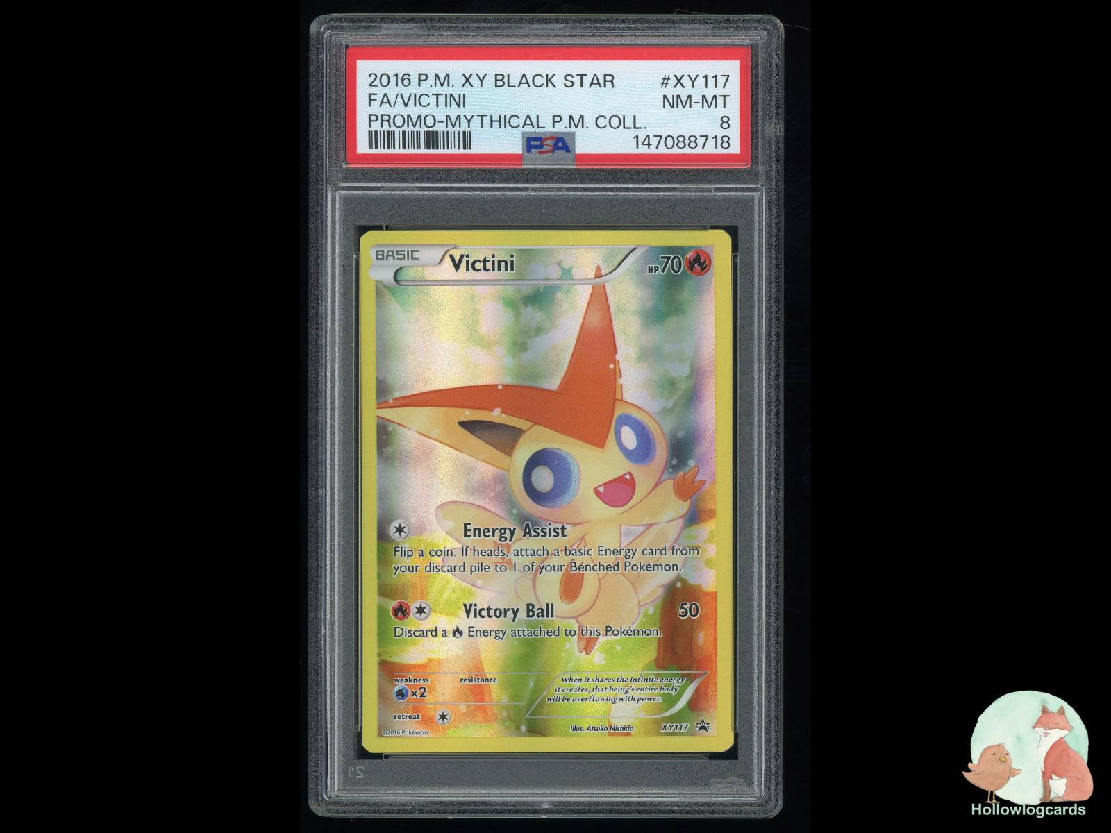 Graded Victini (XY117) Pokémon Card